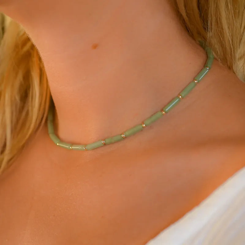Aventurine - Collier Ras de Cou
