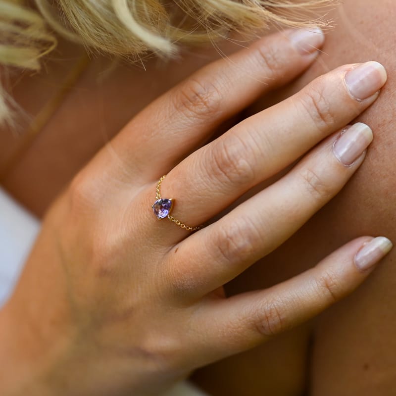 Bague Améthyste Lithothérapie | Univers Minéral