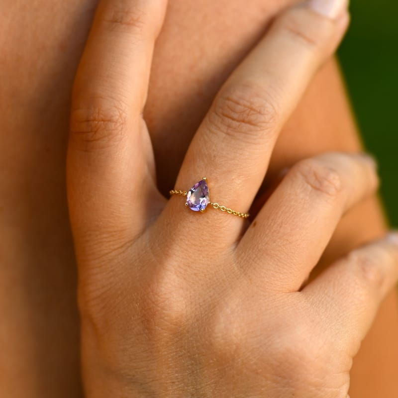Bague Améthyste Lithothérapie | Univers Minéral