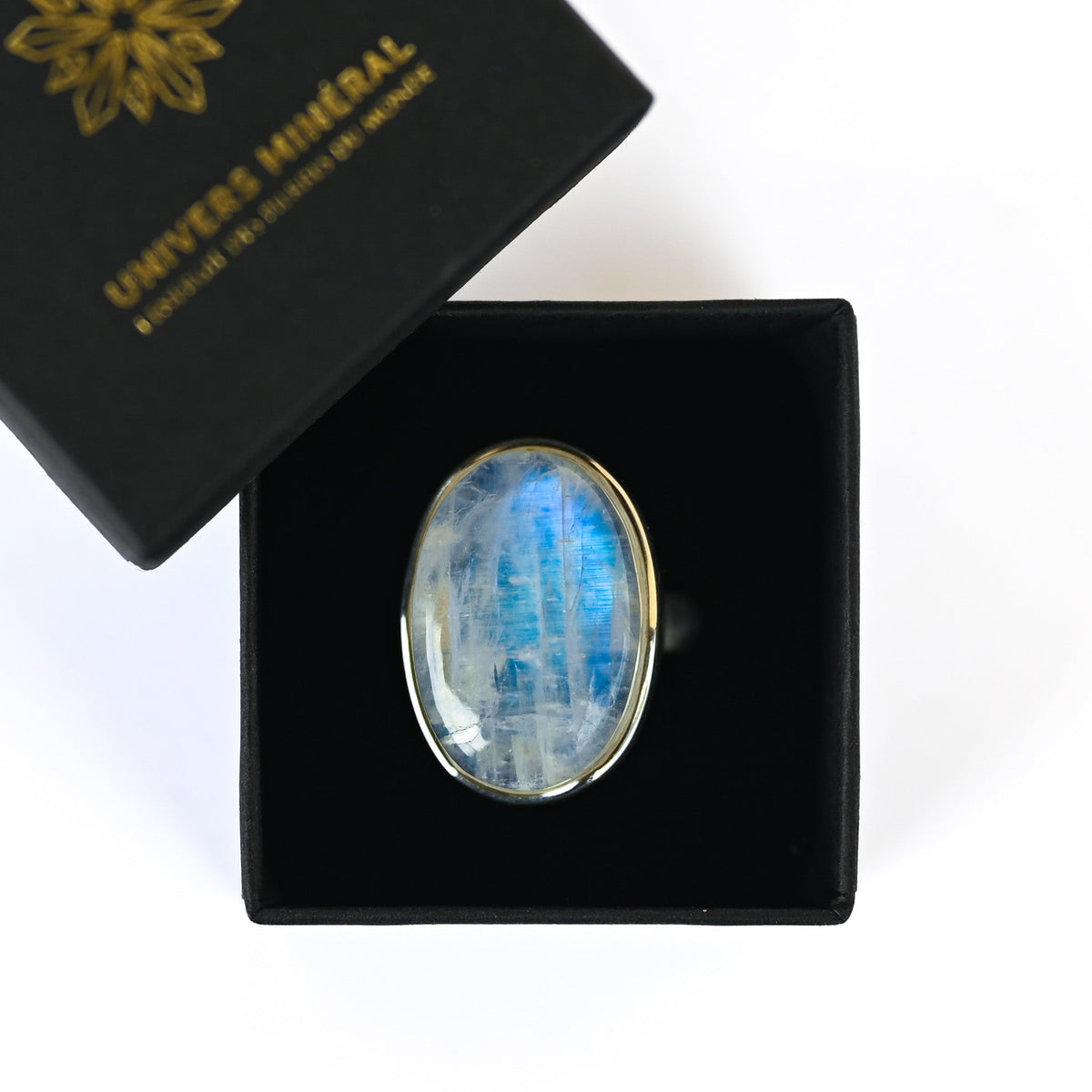 Bague Argent Pierre de Lune