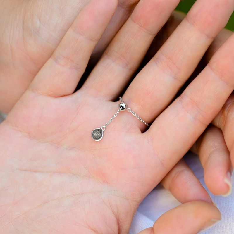 Bague Fine Pierre de Lune Réglable | Univers Minéral® | Lithothérapie