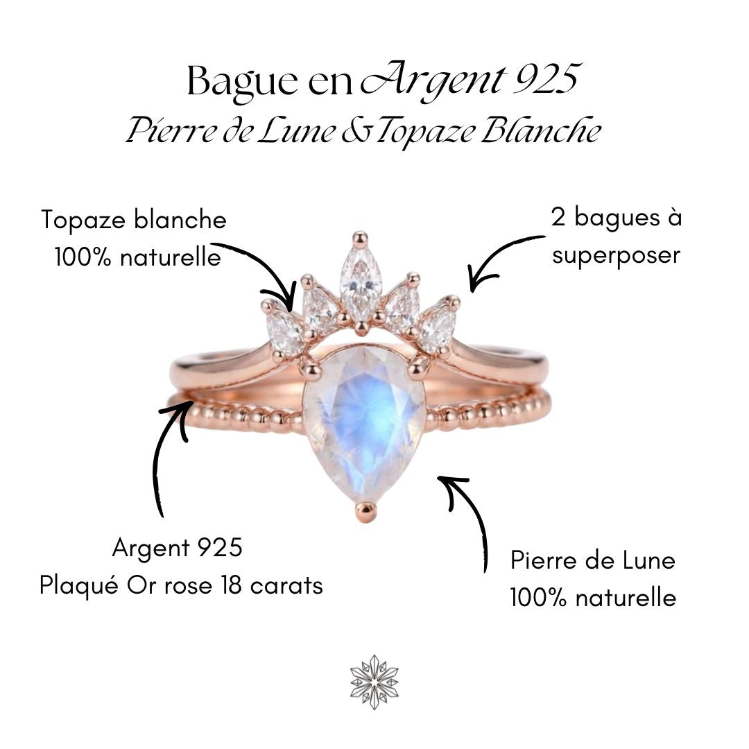 Bague de fiançailles Pierre de Lune
