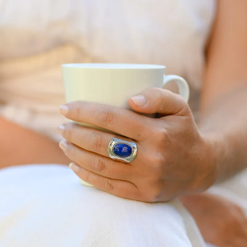 Bague Lapis Lazuli Argent