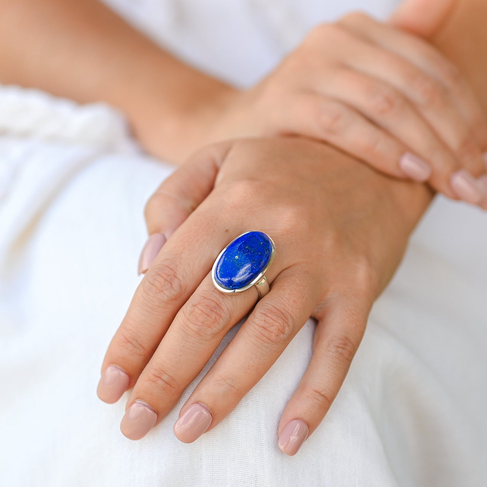 Bague Lapis Lazuli - Femme