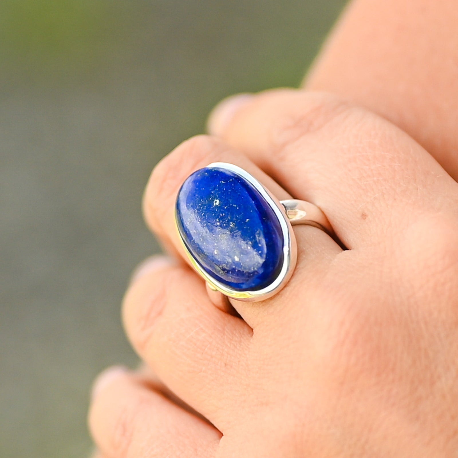 Bague Lapis Lazuli - Femme
