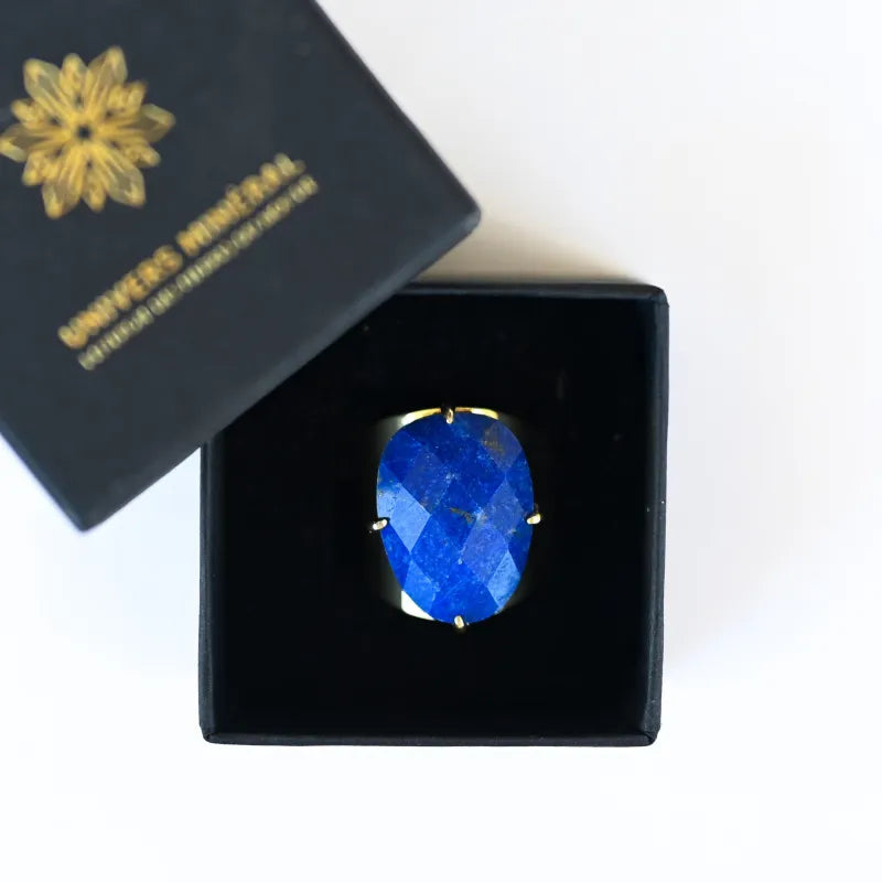 Bague Lapis Lazuli - Médaillon