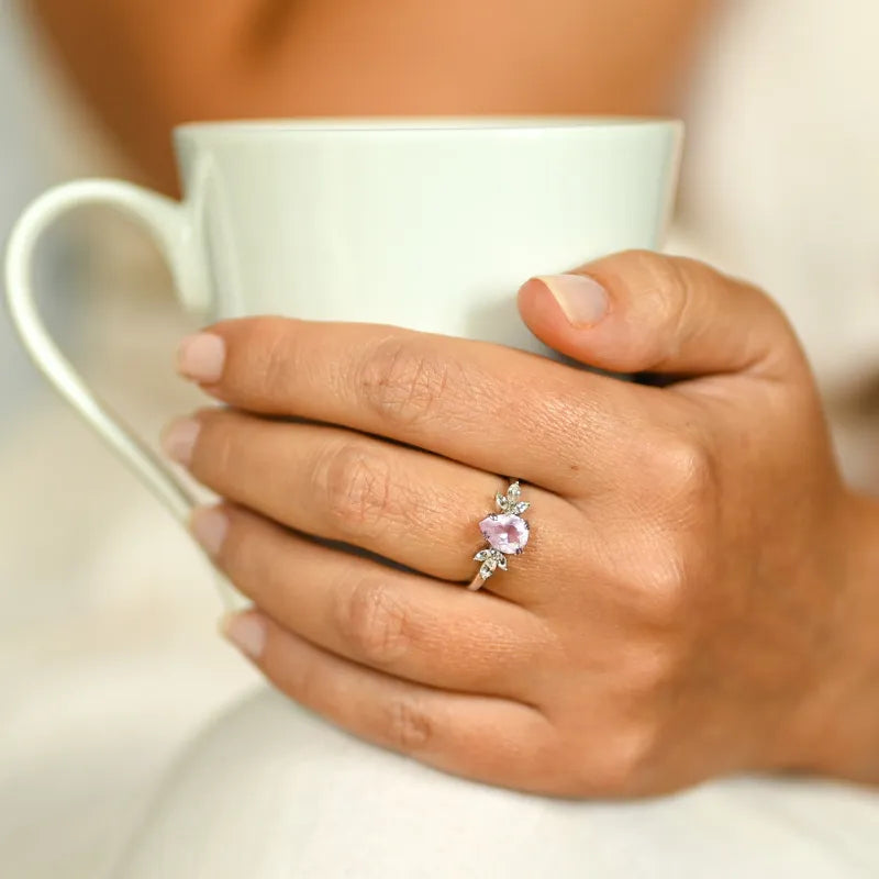 Bague Quartz Rose ’Amour’