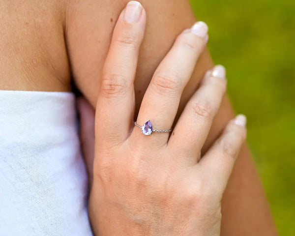 bague améthyste