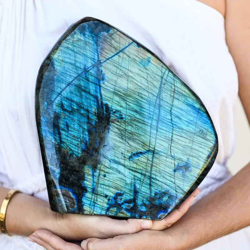 Bloc labradorite