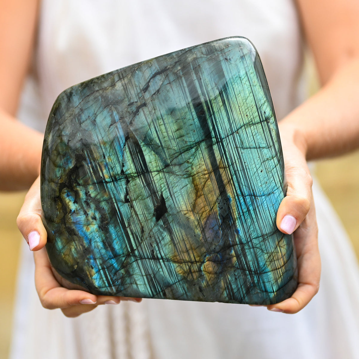 Bloc labradorite
