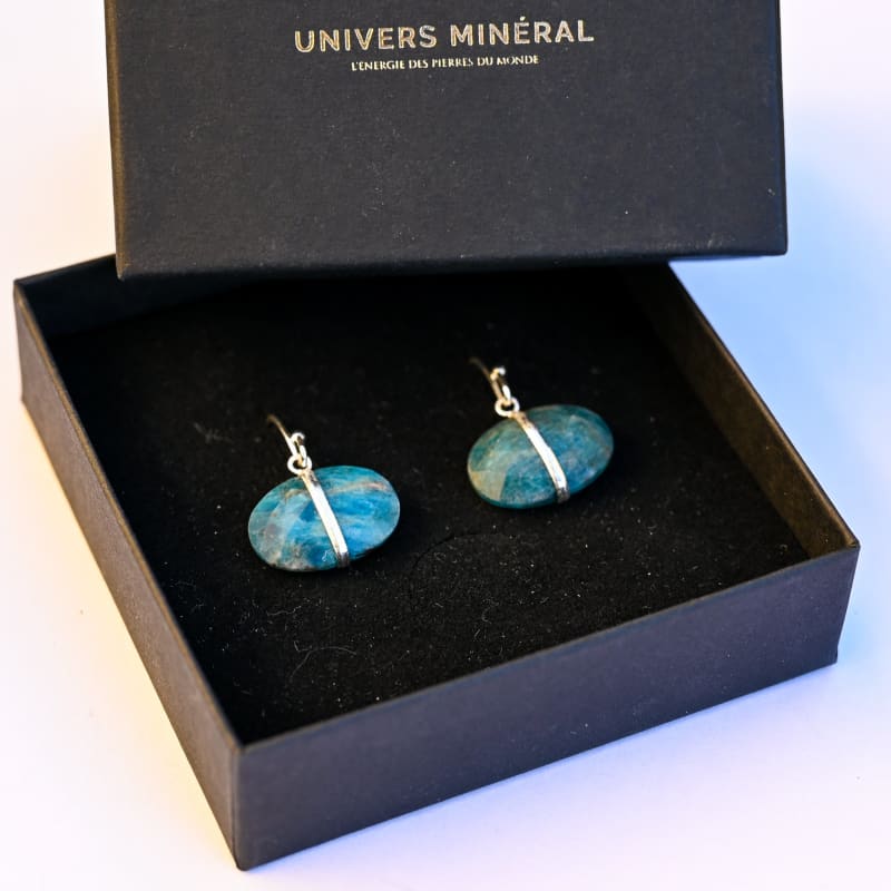 Boucles d’oreilles Apatite | Univers Minéral