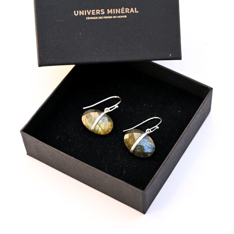 Boucles d’oreilles en labradorite | SK