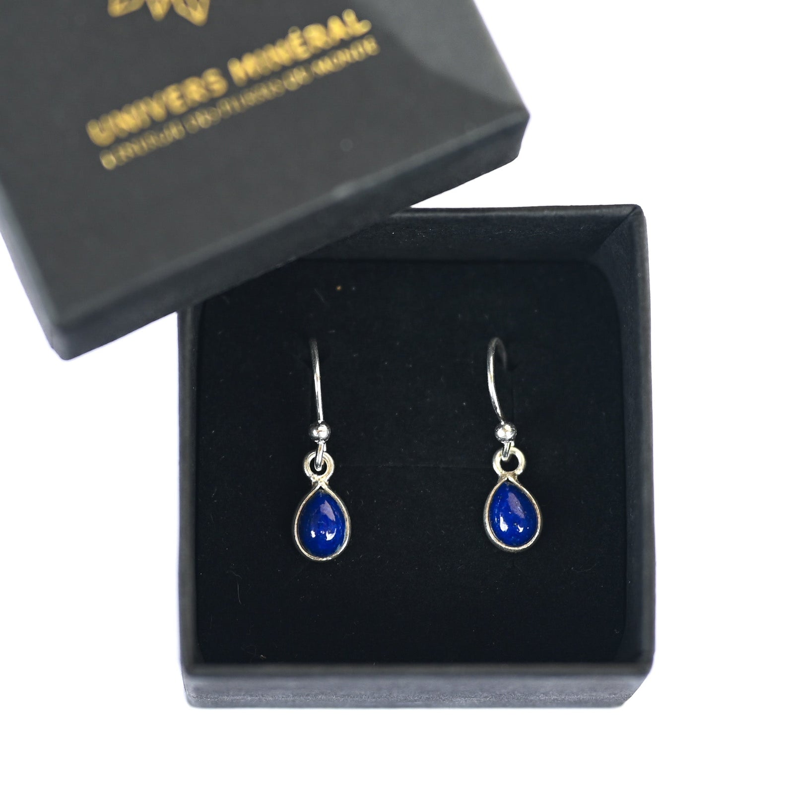 Boucles d’oreilles Lapis Lazuli pendantes