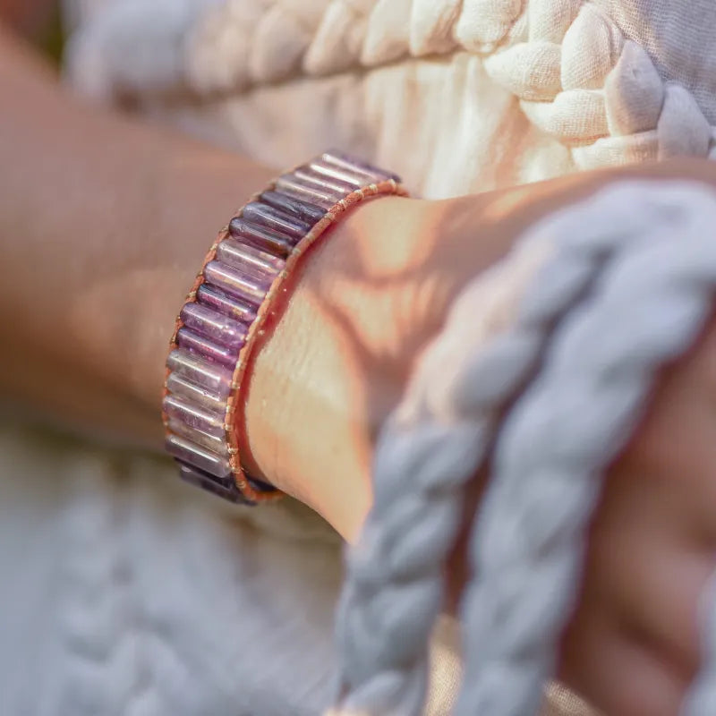 Bracelet Améthyste ’Chakra’