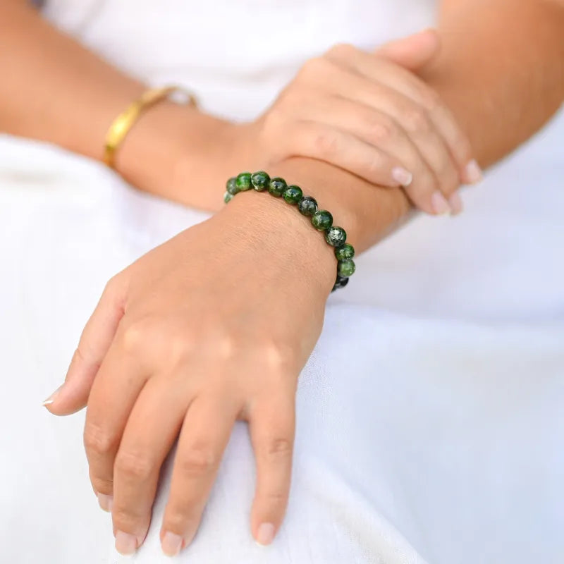 Bracelet Diopside Chromifère