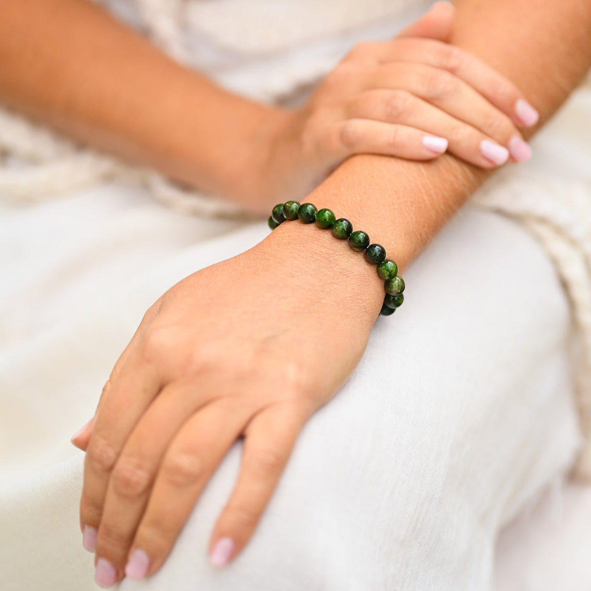 Bracelet Diopside Chromifère