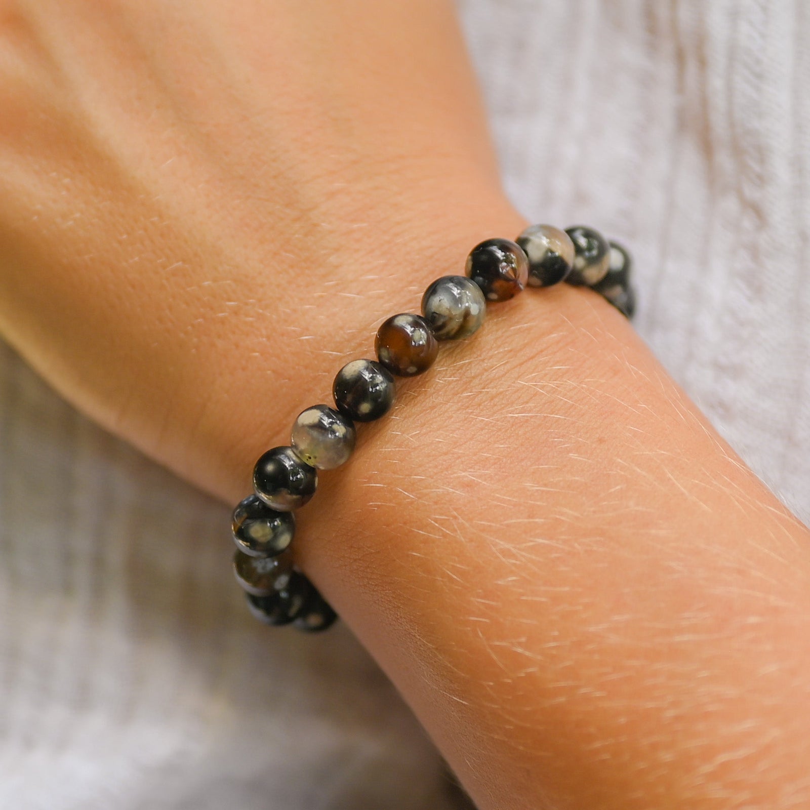 Bracelet en agate orque