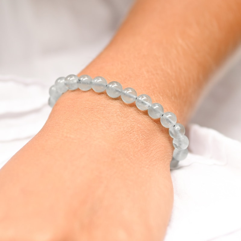Bracelet en Aigue Marine 6mm | SX