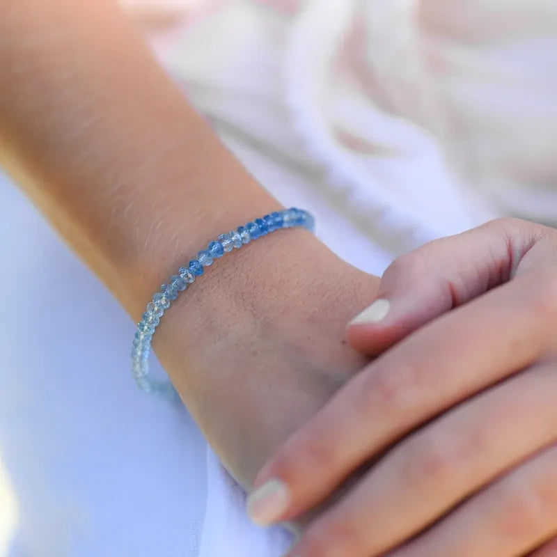 Bracelet en Aigue marine