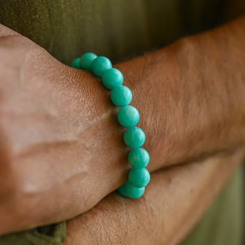 Bracelet en Amazonite AAA 10mm