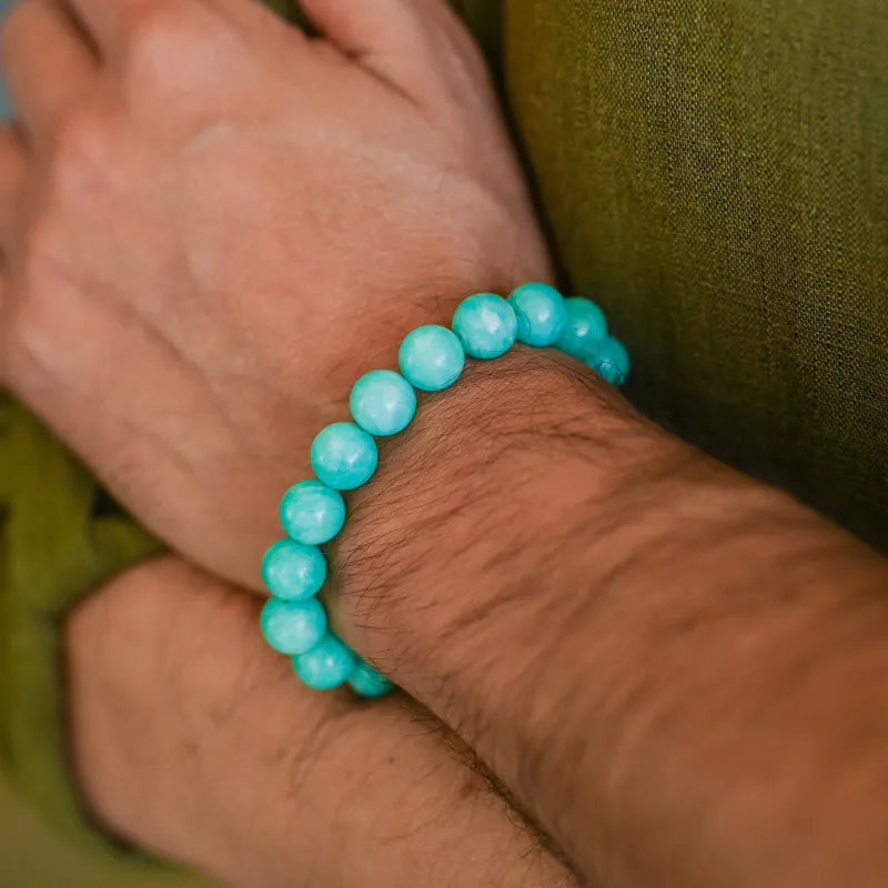 Bracelet en Amazonite AAA 10mm