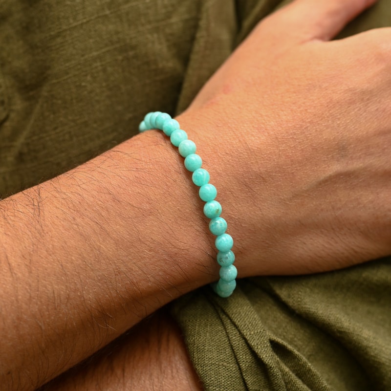 Bracelet en Amazonite AAA 6mm | HU