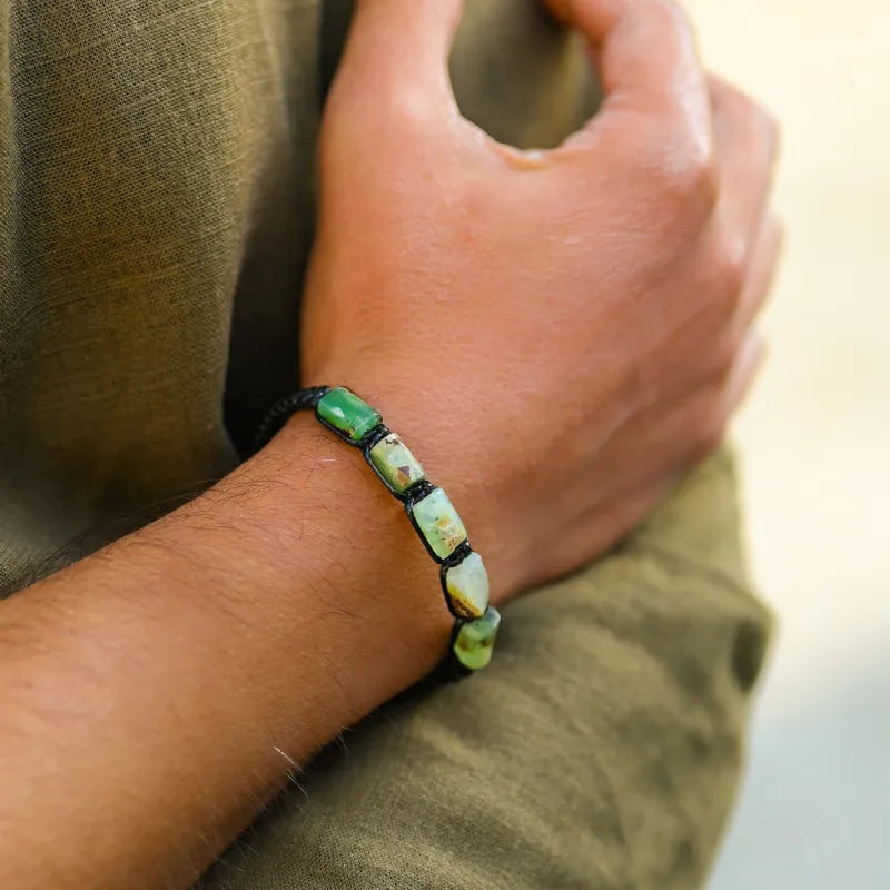 Bracelet Homme Chrysoprase