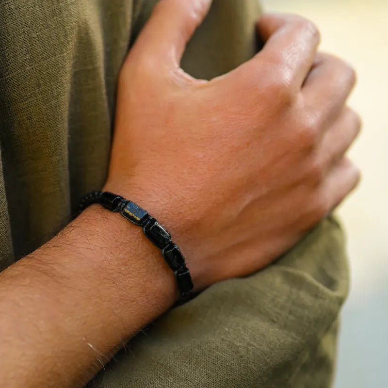 Bracelet Homme Tourmaline Noire