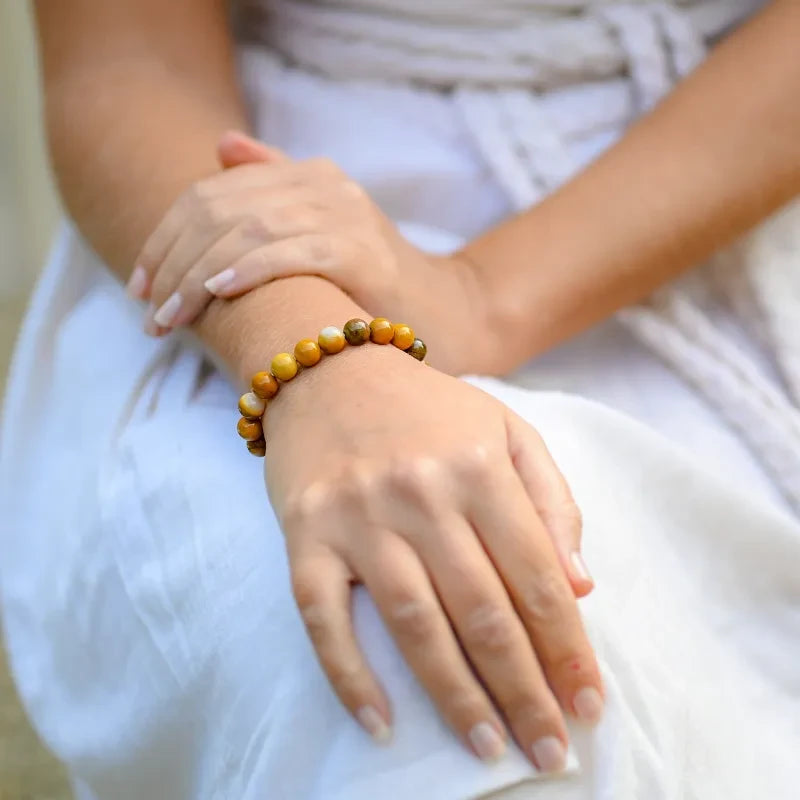 Bracelet Jaspe Mokaïte