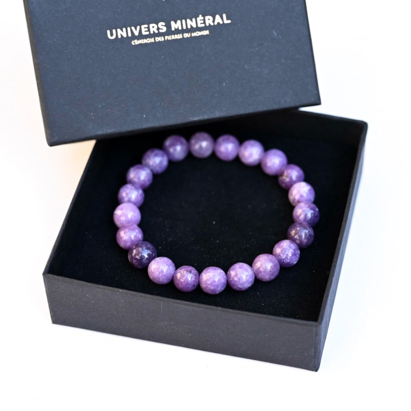 Bracelet Lépidolite | Univers Minéral