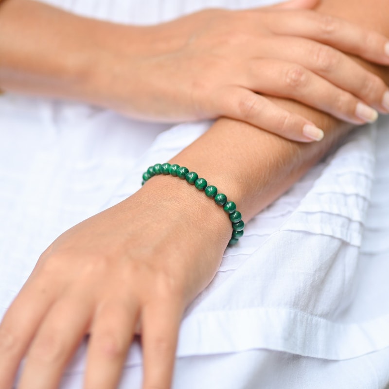 Bracelet Malachite 6mm | HU