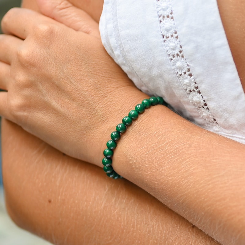 Bracelet Malachite 6mm | HU