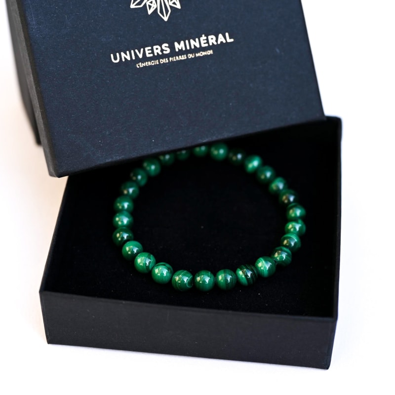 Bracelet Malachite 6mm | Univers Minéral