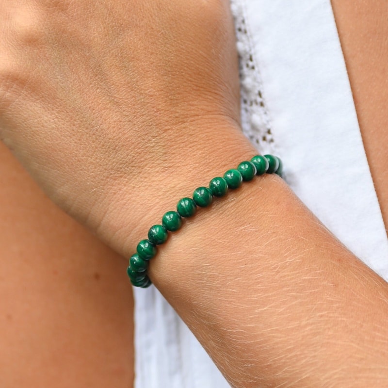 Bracelet Malachite 6mm | HU