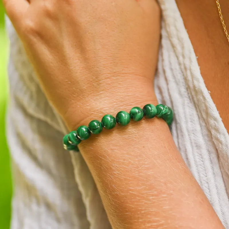 Bracelet Malachite 8mm