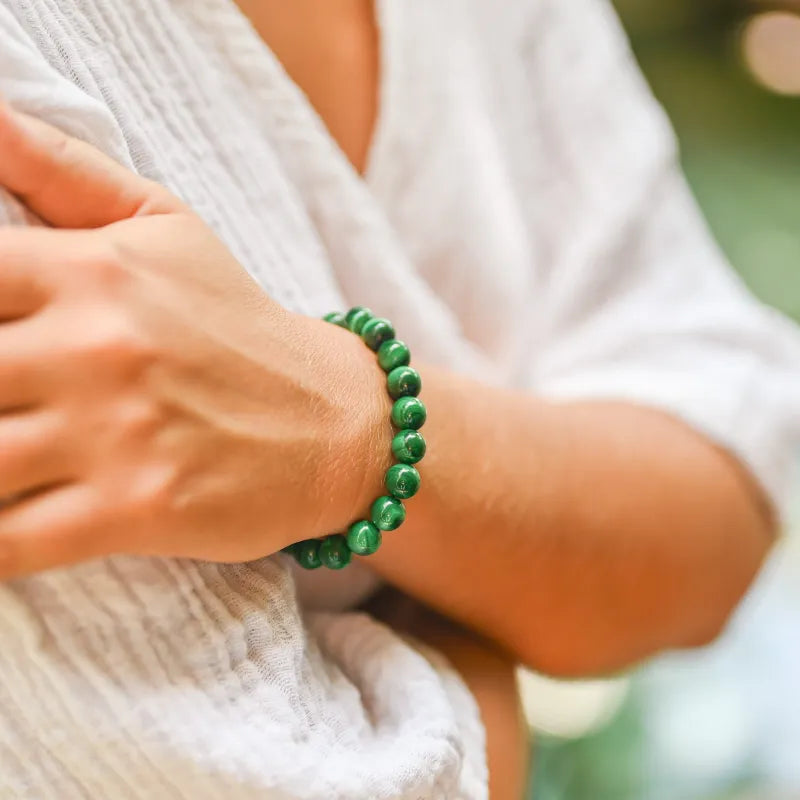 Bracelet Malachite 8mm