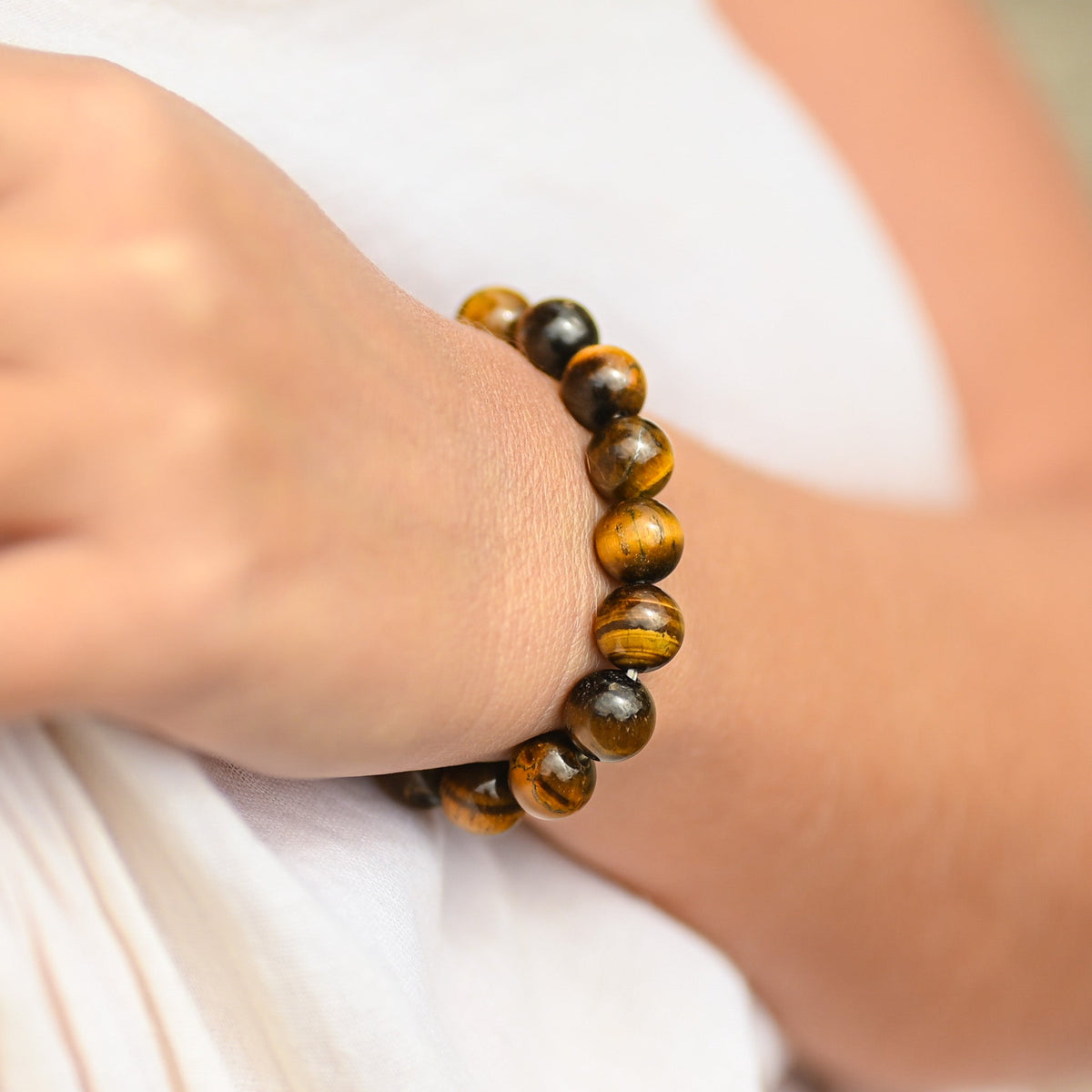 Bracelet Oeil de Tigre 10mm