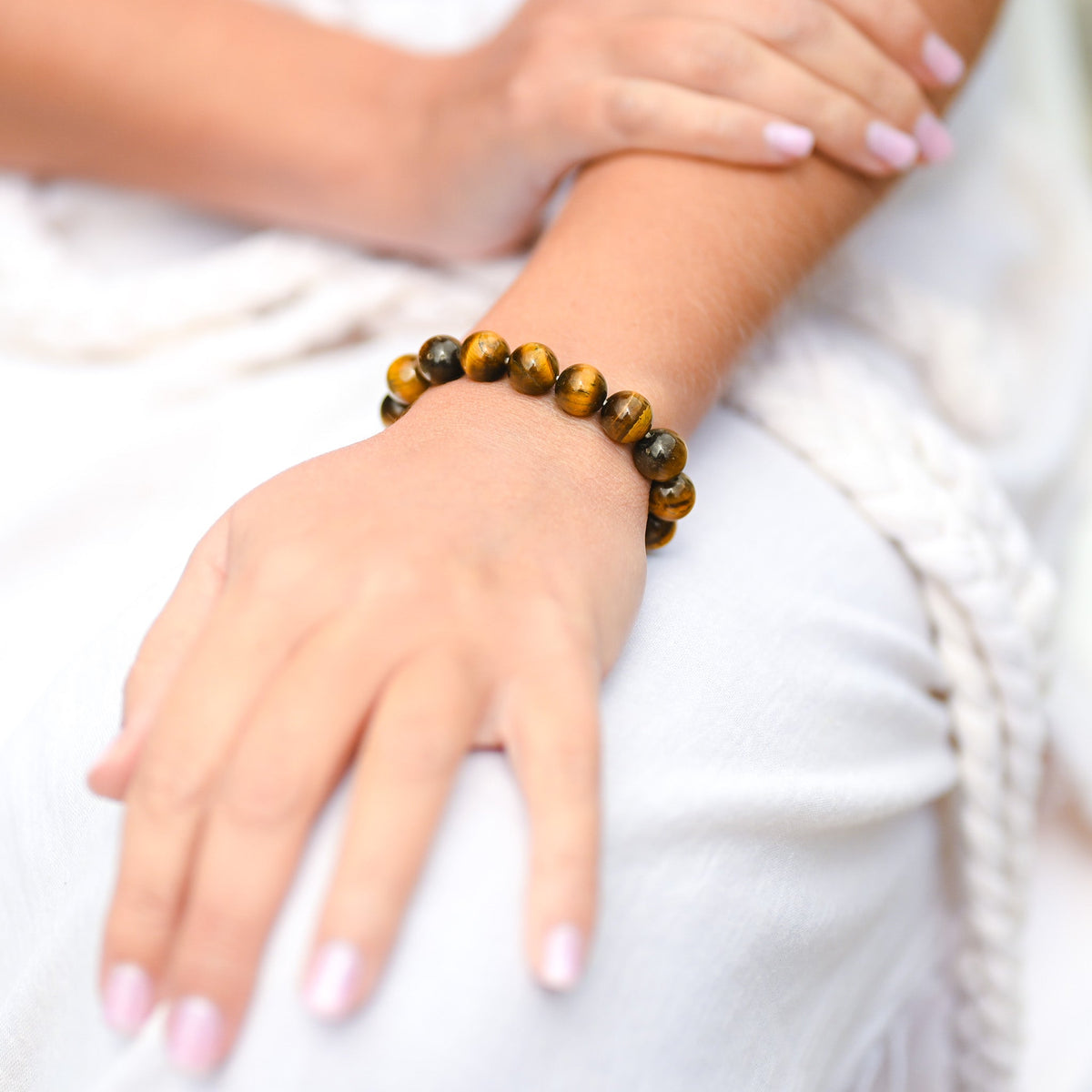 Bracelet Oeil de Tigre 10mm