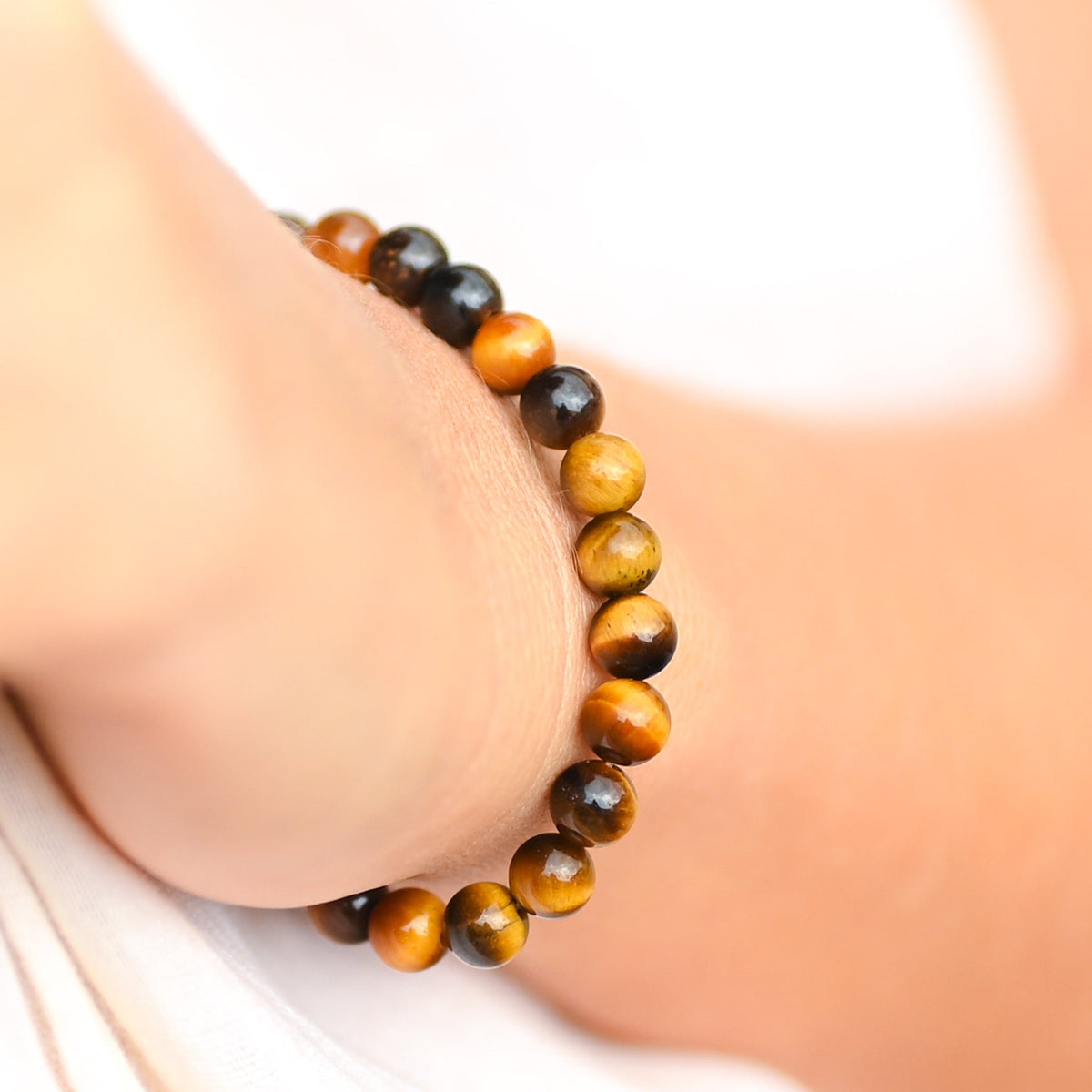 Bracelet Oeil de Tigre 6mm