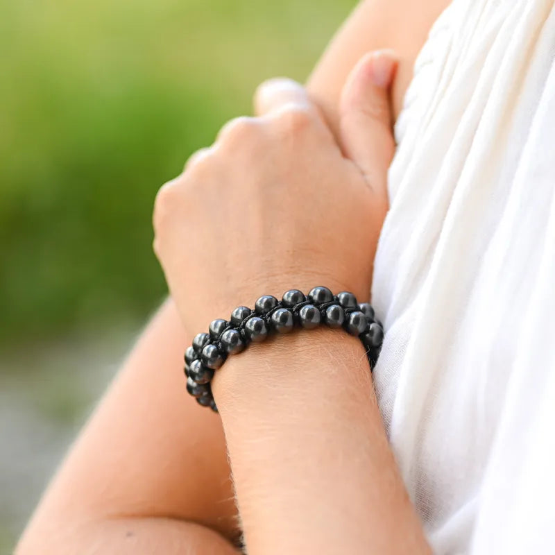 Bracelet Shungite Double Rang