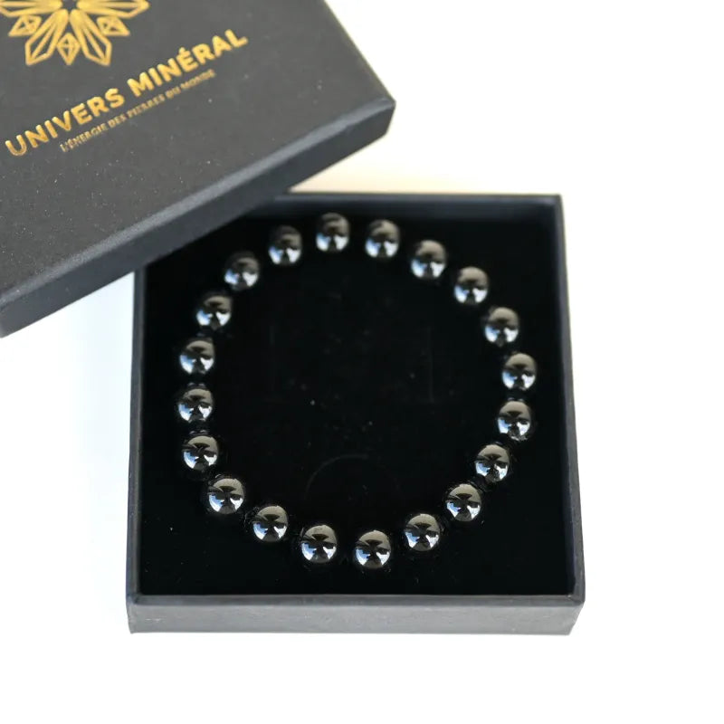 Bracelet Tourmaline Noire 10mm