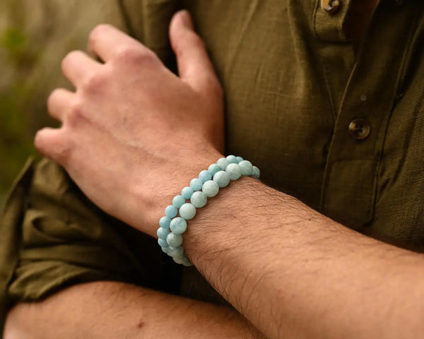 bracelet aigue-marine