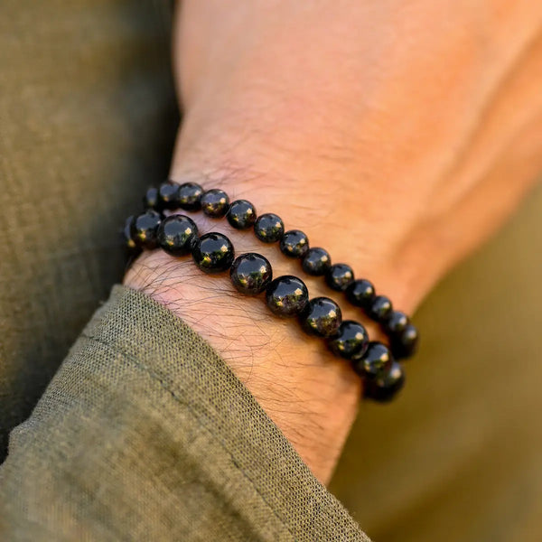Bracelet astrophyllite homme