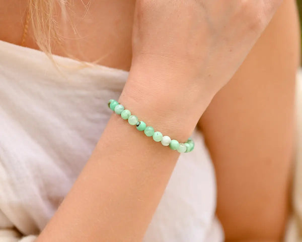 bracelet chrysoprase
