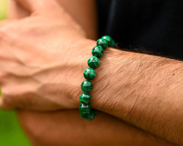Bracelet malachite homme