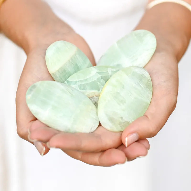 Calcite verte - Galet