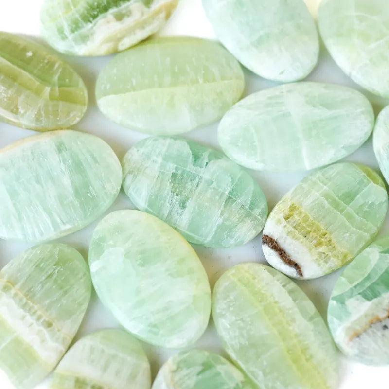 Calcite verte - Galet