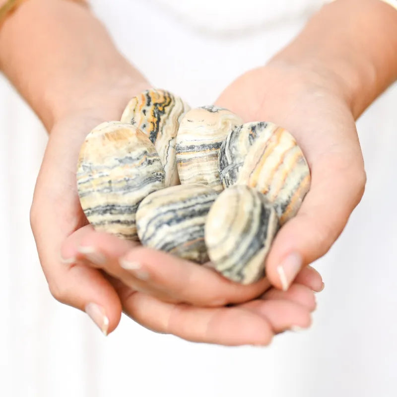 Calcite Zèbre - Galet