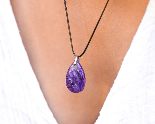pendentif charoite