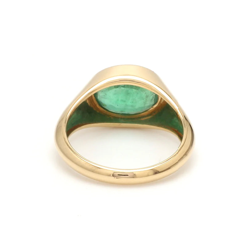 chevaliere emeraude femme